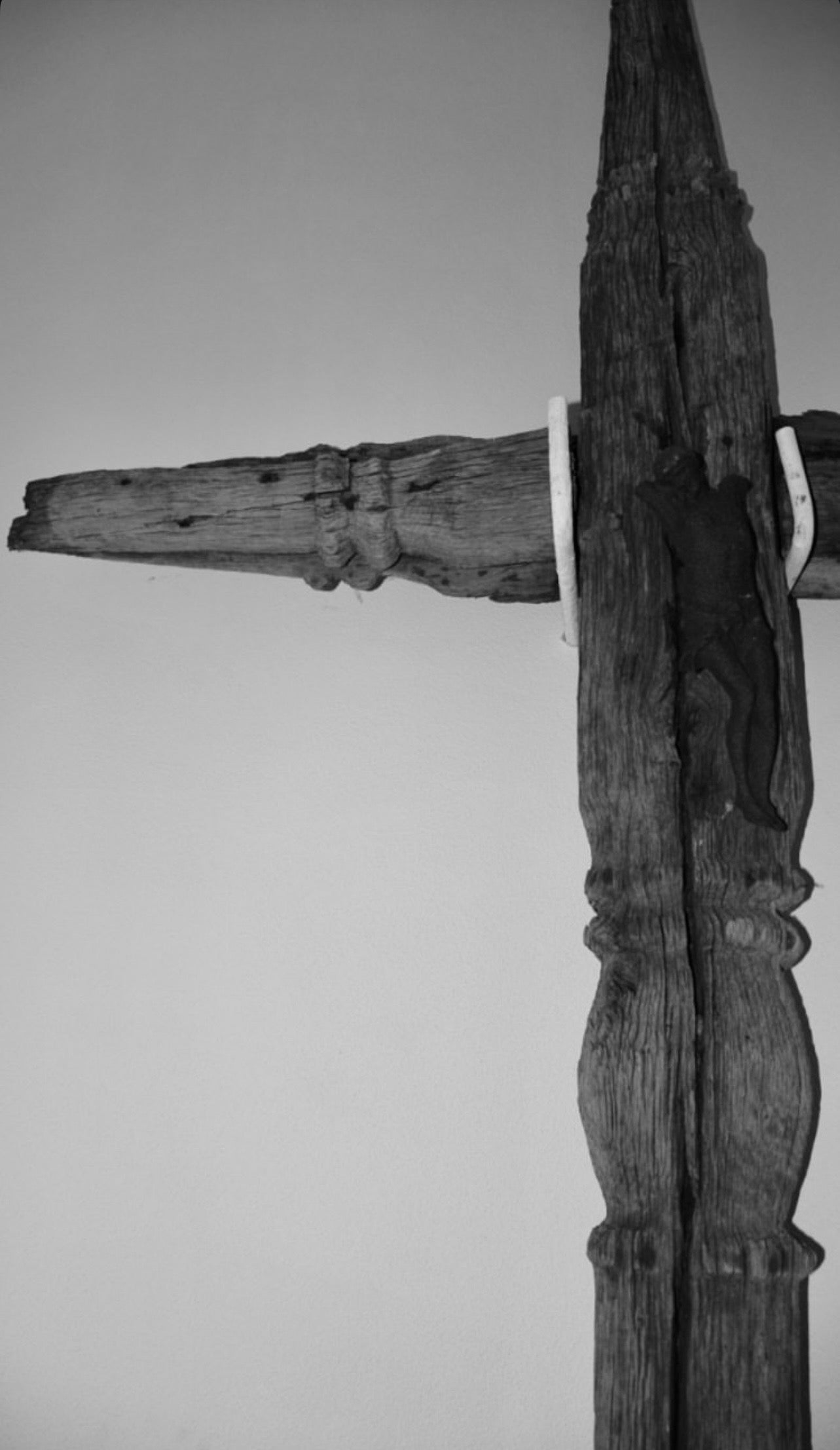 Double Nail Cross Pendant