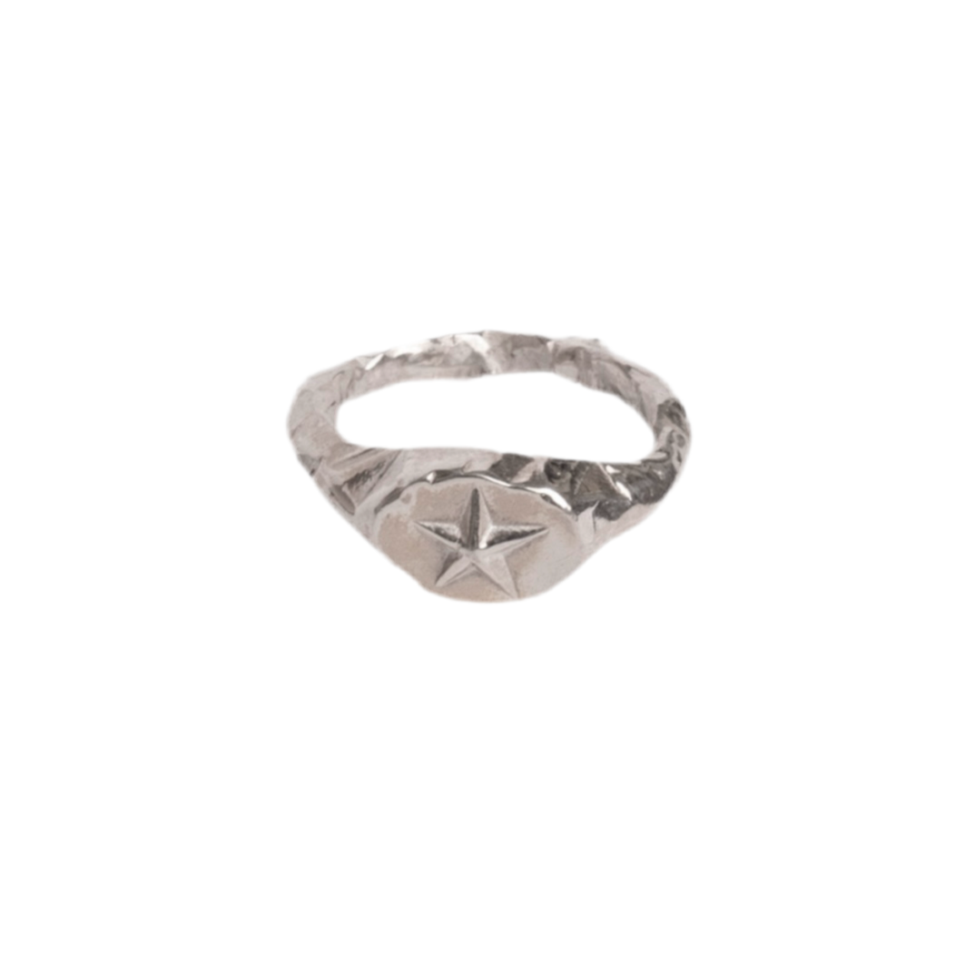 Melted Star Ring