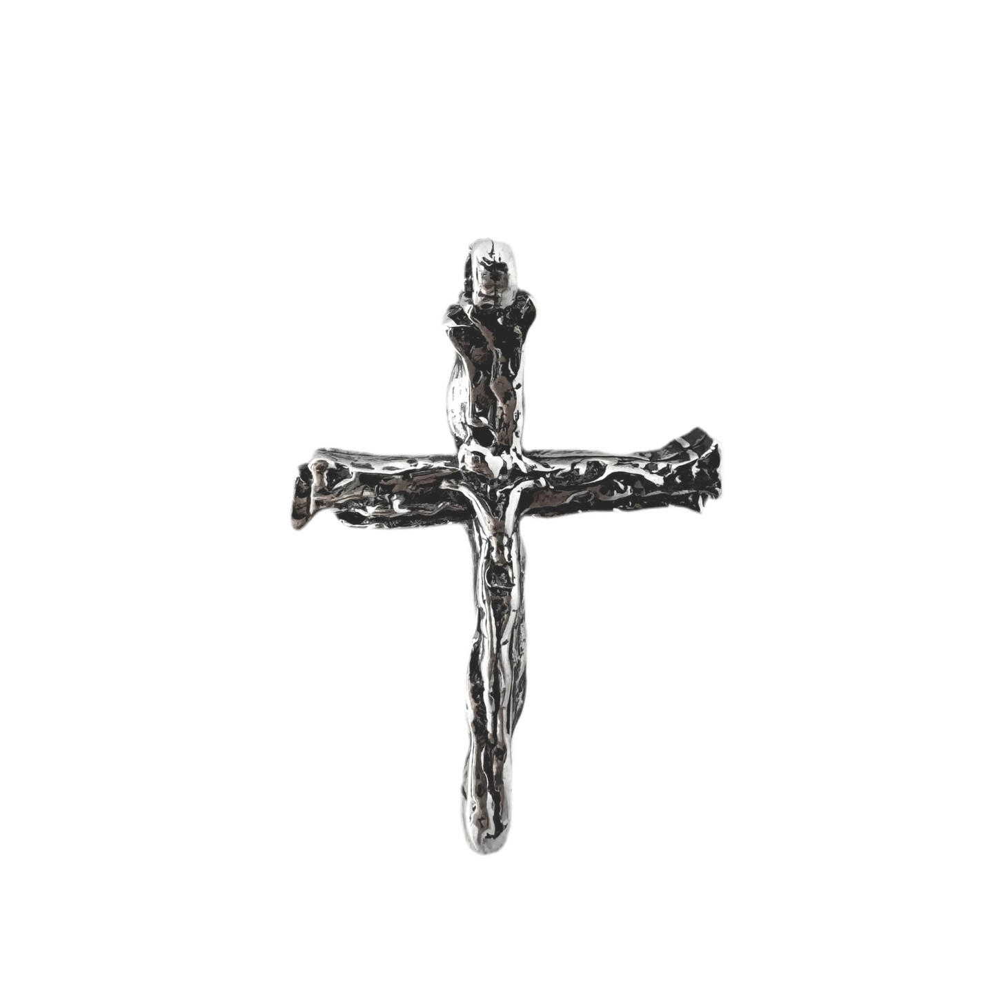 Double Nail Cross Pendant