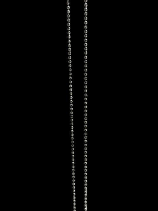1,4 mm Rhodium-Plated Chain