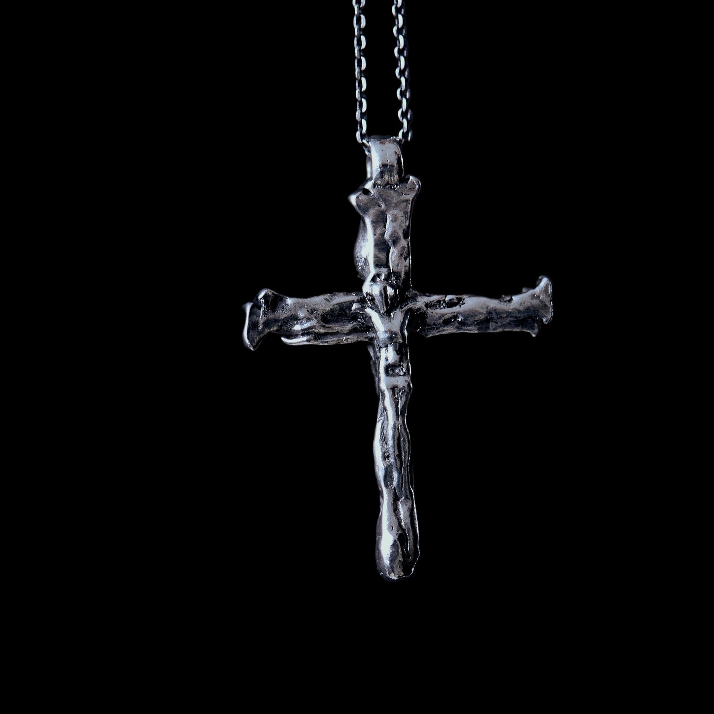 Double Nail Cross Pendant