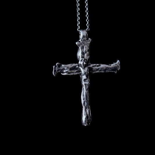 Double Nail Cross Pendant